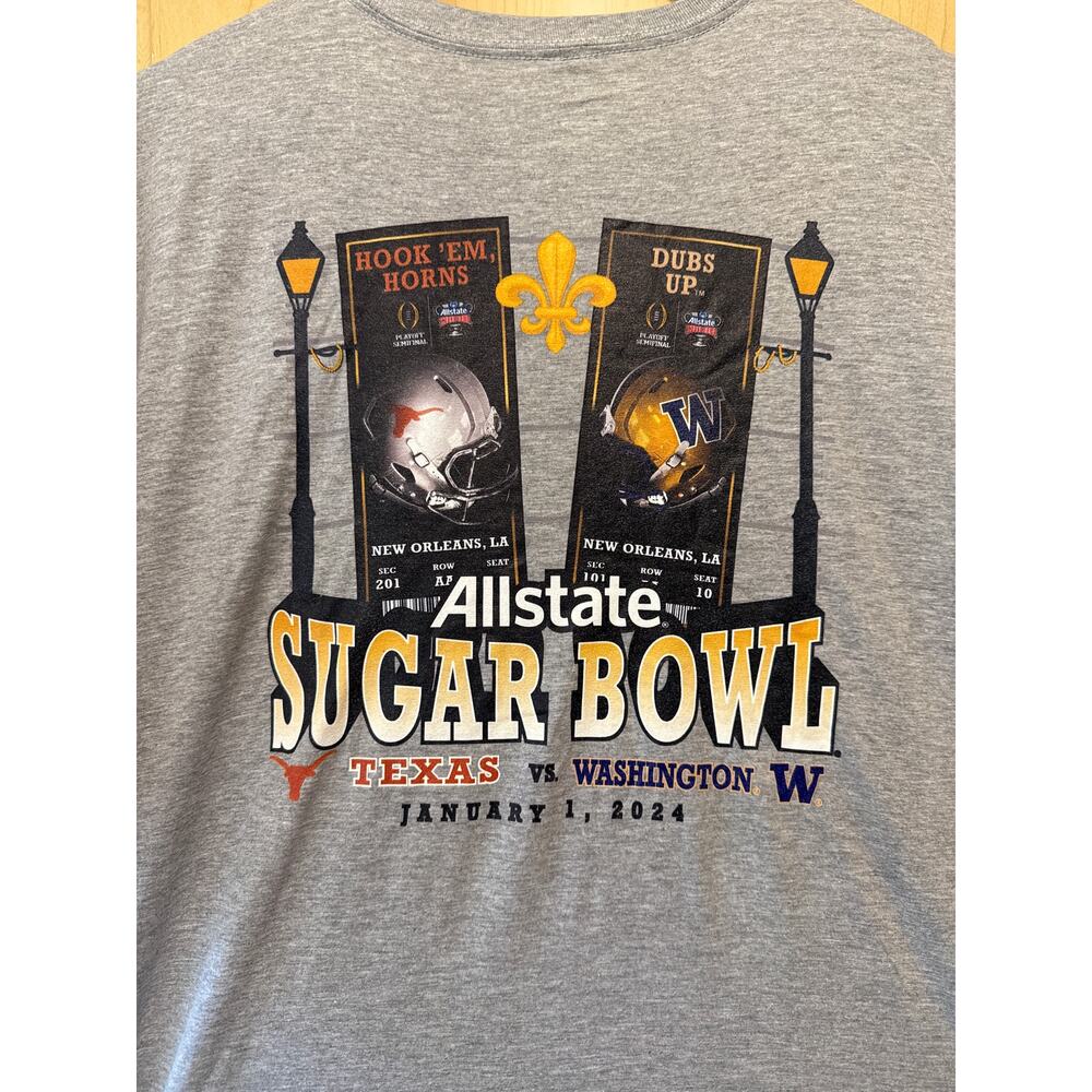 Washington vs Texas All‎ State Sugar Bowl 2024 Fanatics T Shirt 3XL